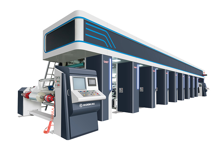 Electronic Line Shaft ELS Rotogravure Printing Machine